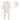 Lilette Emblem cream/pink footie set