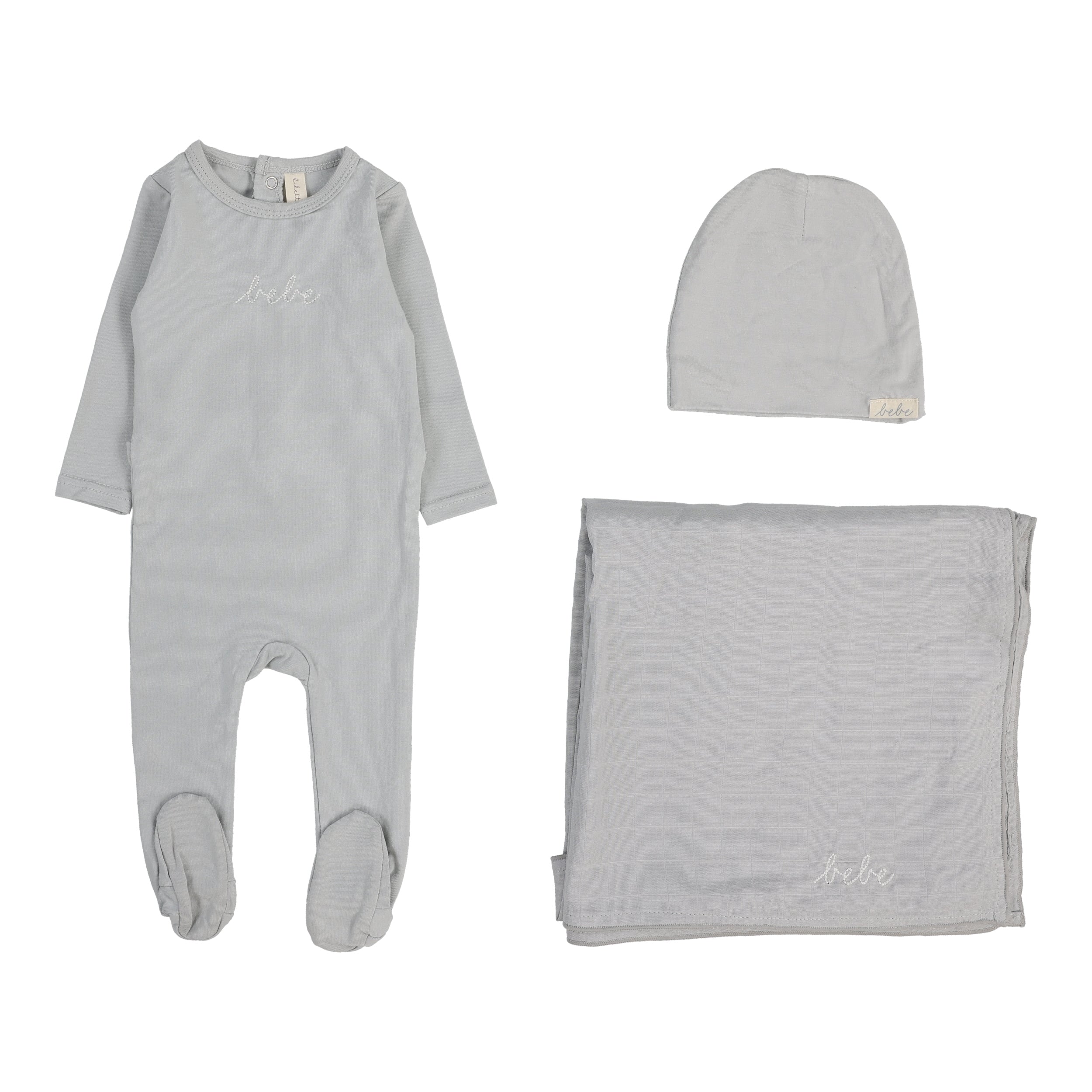 Lilette Take me home pale blue layette set