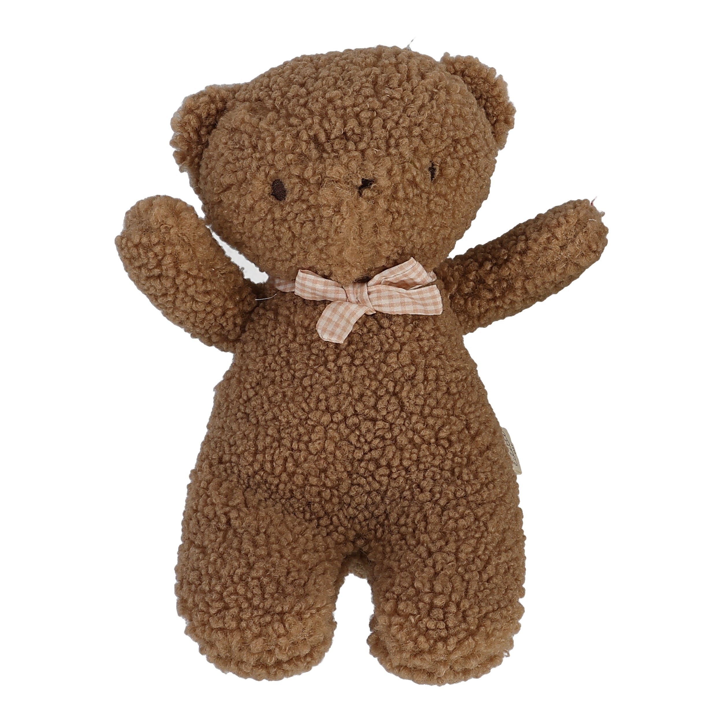 Lilette Bear with dusty pink bow