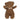 Lilette Bear with dusty pink bow