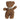 Lilette Bear with pale blue bow