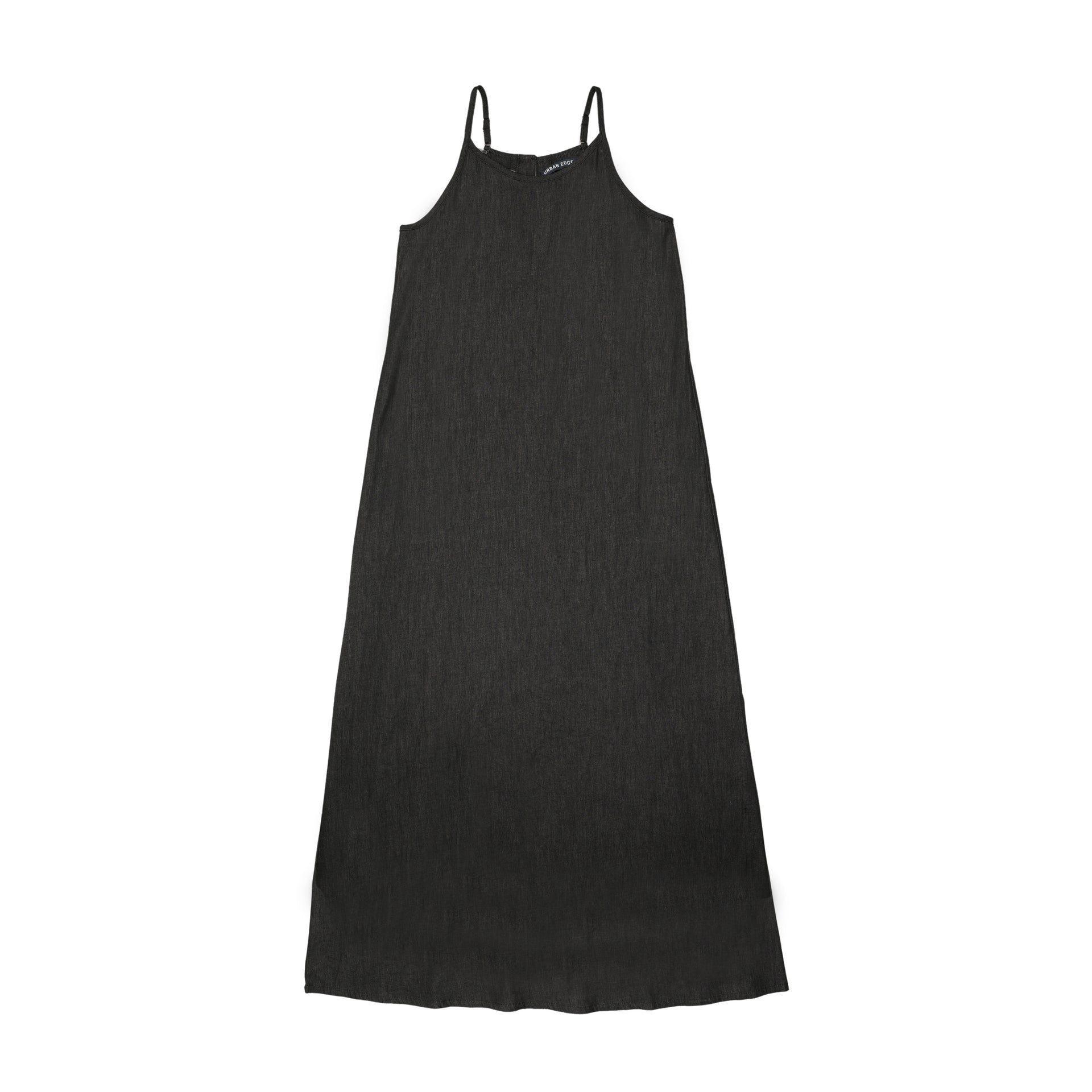 Urban Edge Black denim slip dress  Flying Colors