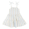 Blue stripes print dress by Hebe