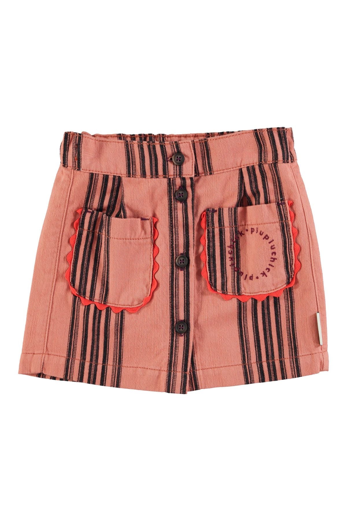 Piupiuchick Pink with black stripes skirt
