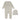 Bonjour heathered oatmeal footie by Lilette