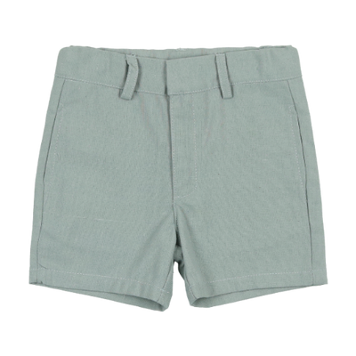 Sage green woven shorts by Sweet Threads