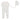 Ely's & Co Leaf pattern ivory boy velour footie + bonnet