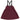 Calla Lili Juniper rae cranberry suspender dress