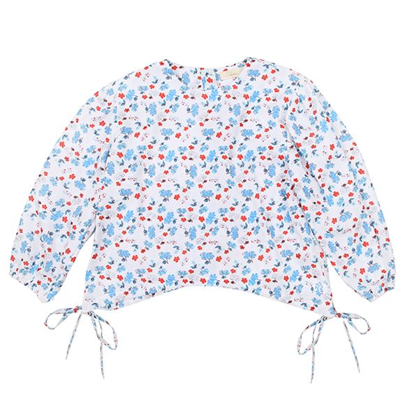 French blue clover leaf top by Alitsa