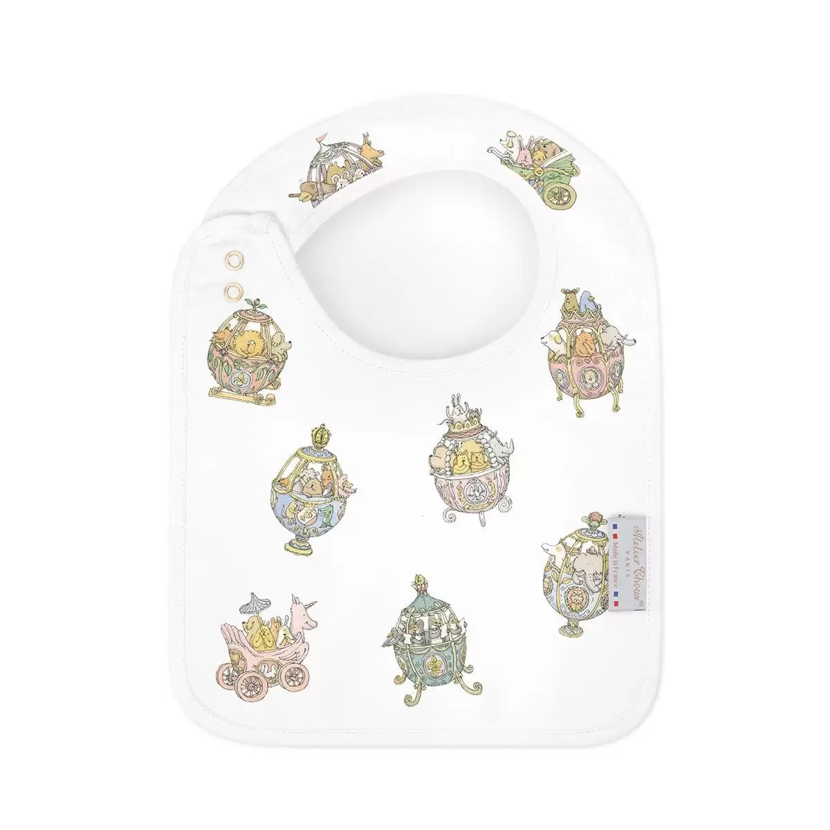 Atelier Choux Ferris Wheel Satin Bib