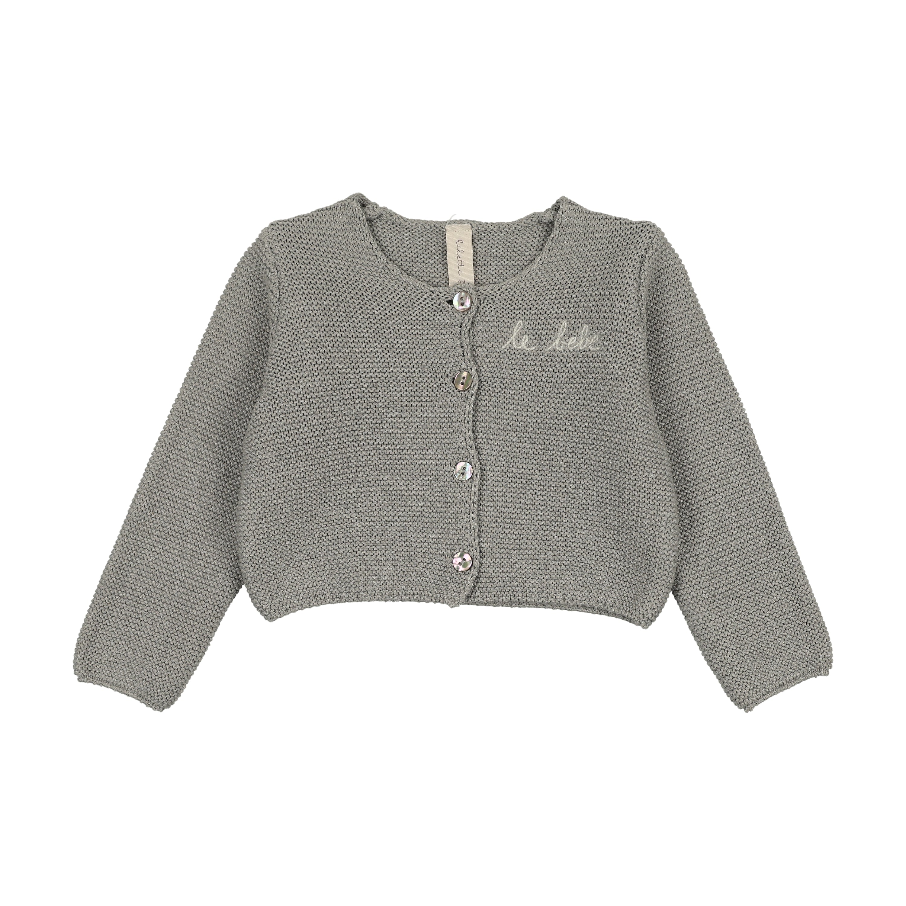 Lilette Le bebe knit blue cardigan - Flying Colors