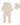 Lilette Printed cream/pink wrap over footie set - Flying Colors