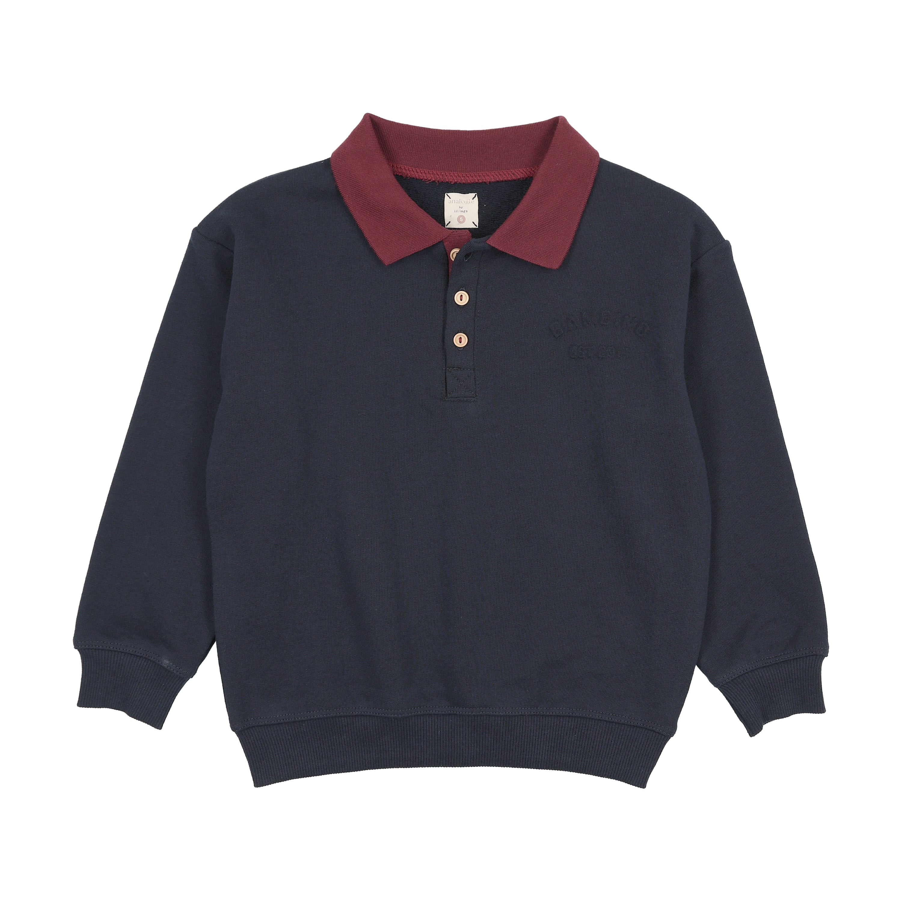 Lil Legs Denim day polo sweatshirt
