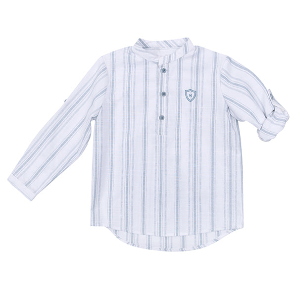 Motu Levi Light Blue Stripe Shirt - Flying Colors