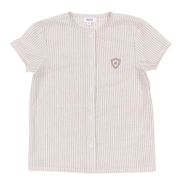 Motu Caden Mocha Stripe Shirt - Flying Colors