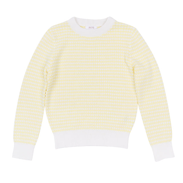 Motu Saul Pale Yellow Long Sleeve Sweater - Flying Colors