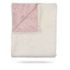 Natural & rose super fluff blanket by Peluche