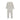 Mema Knits Embroidered collar blue onesie & overall