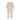 Mema Knits Embroidered collar blush onesie & overall