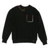 Stitched Pocket Black Sweatshirt By Gem