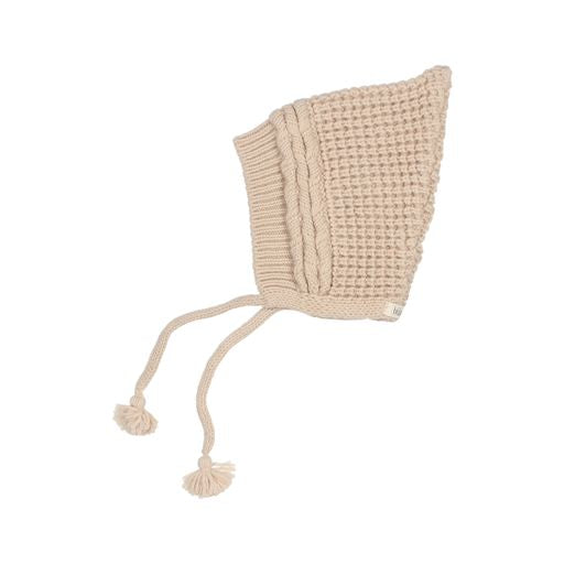 Natural soft knit hat by Buho