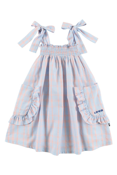Summer check neon dress by Loud