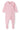 Marmar Front snap pink stripe footie set - Flying Colors