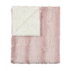 Stone rose lux fur blanket by Peluche