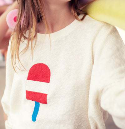 Ice cream print sweatshirt by Piupiuchick
