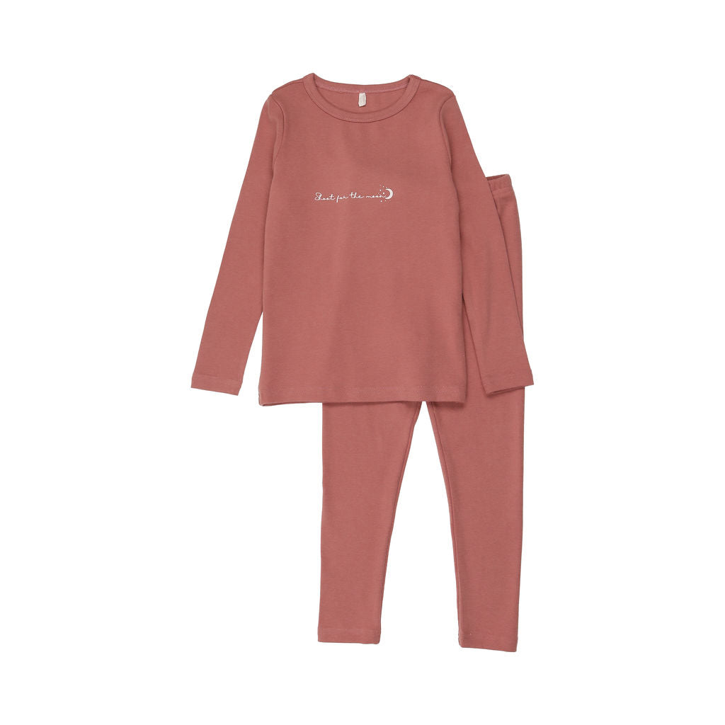 Pouf Shoot For the Moon Candy Pink Pajamas