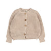 Natural soft knit cardigan by Buho