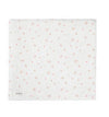 Tulip print white swaddle by Oubon