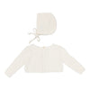 Chunky knit white shrug by Lilette