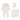 Lilette Graphic cream/pink bow layette set