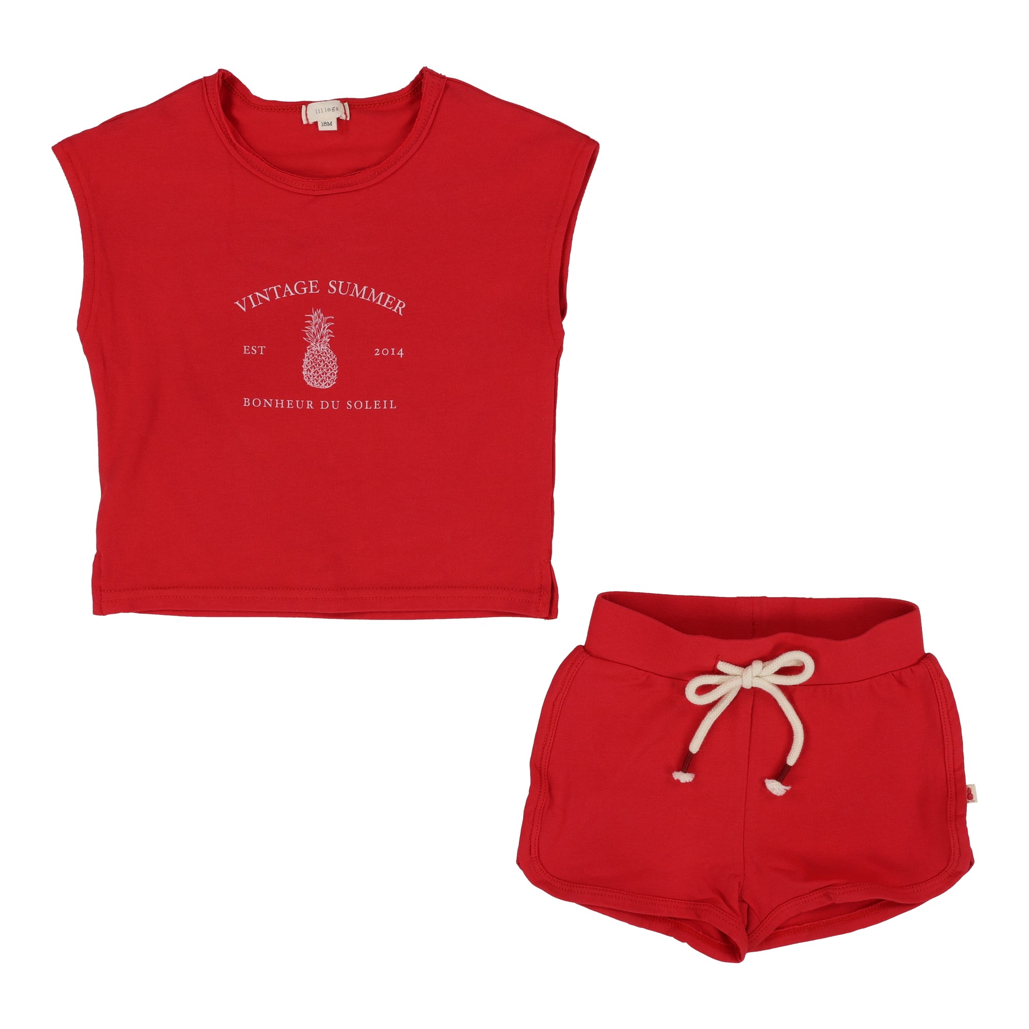 Lil Legs Toddler Set - Red Lil Legs Toddler Set - Red