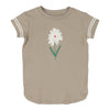 Flower taupe dress by Lil Leggs