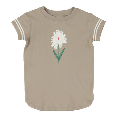 Flower taupe dress by Lil Leggs