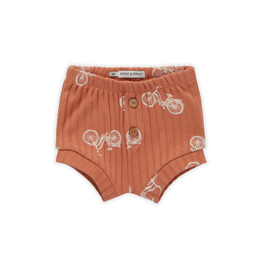 Bicycle print t-shirt short set by Sproet & Sprout