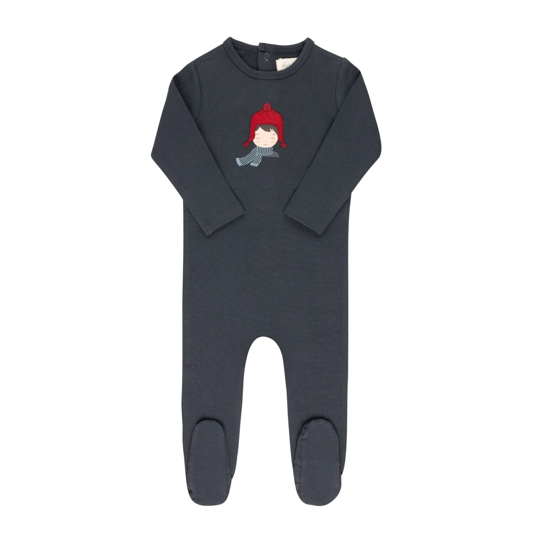 Ely's & Co Autumn kids navy footie