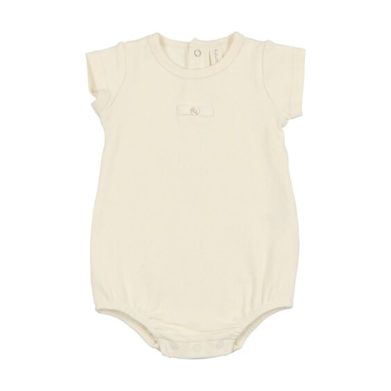 Ivory pinpoint romper by Lilette