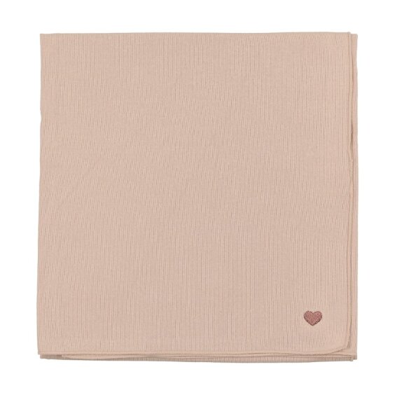 Mon amour pink blanket by Lilette