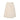 Cream pleated buckle skirt by Coco Blanc