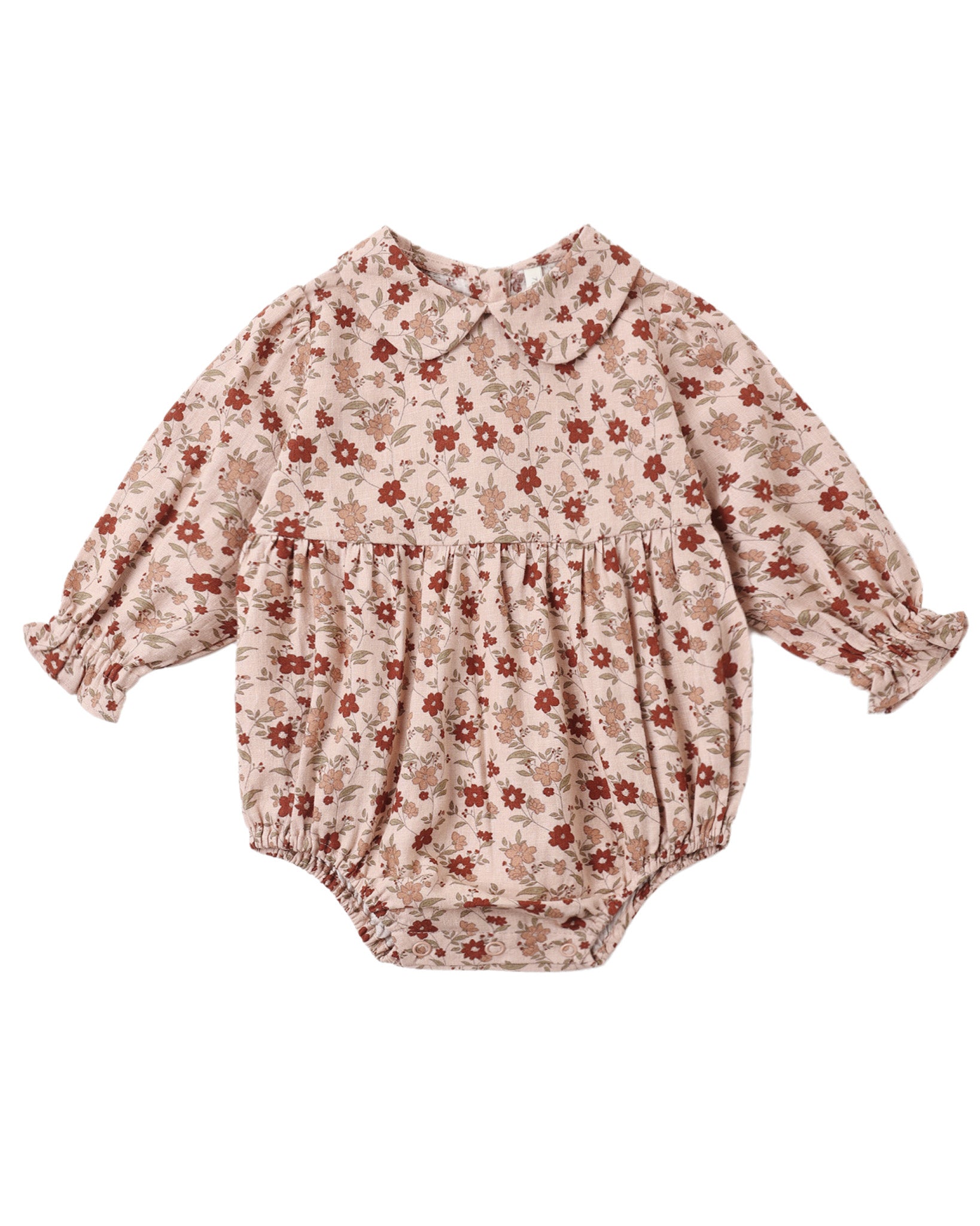 Rylee & Cru Cora pink floral romper