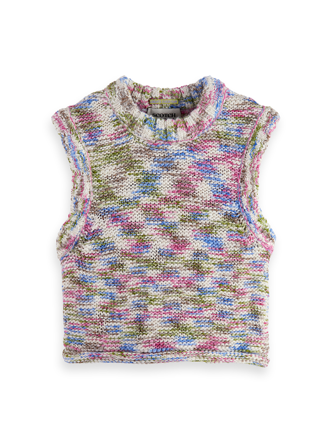 Scotch & Soda Multicolored Melange Vest