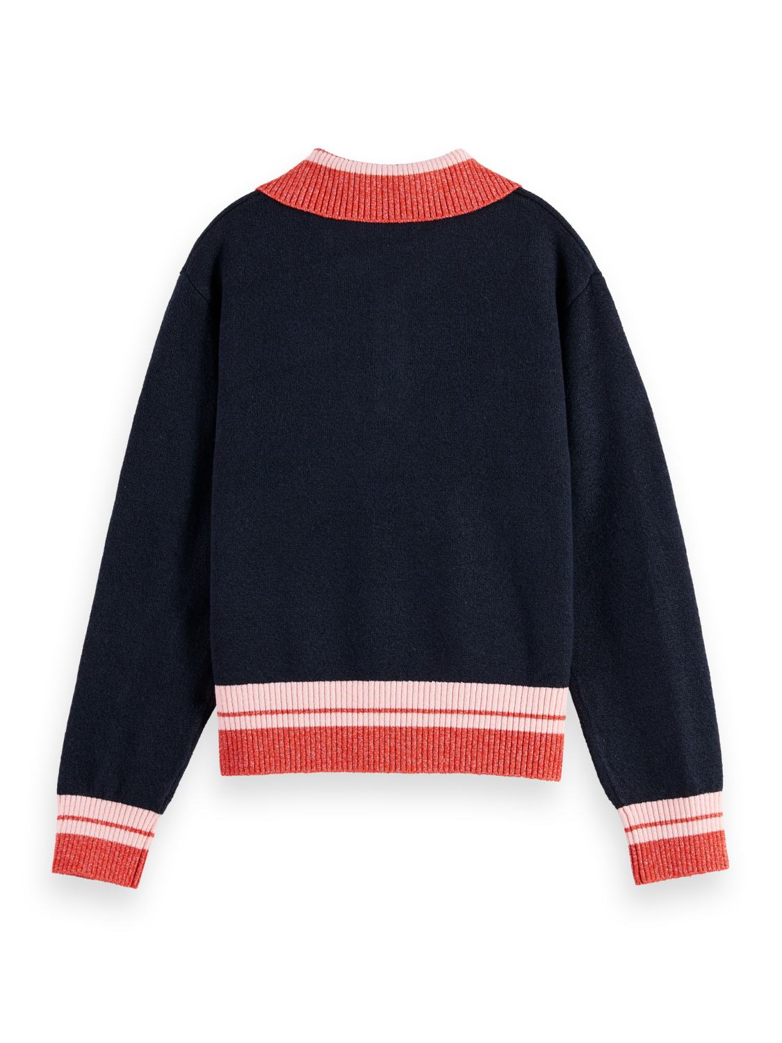 Scotch & Soda Sporty Contrast Collar Sweater
