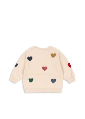Konges Slojd Multi heart sweatshirt