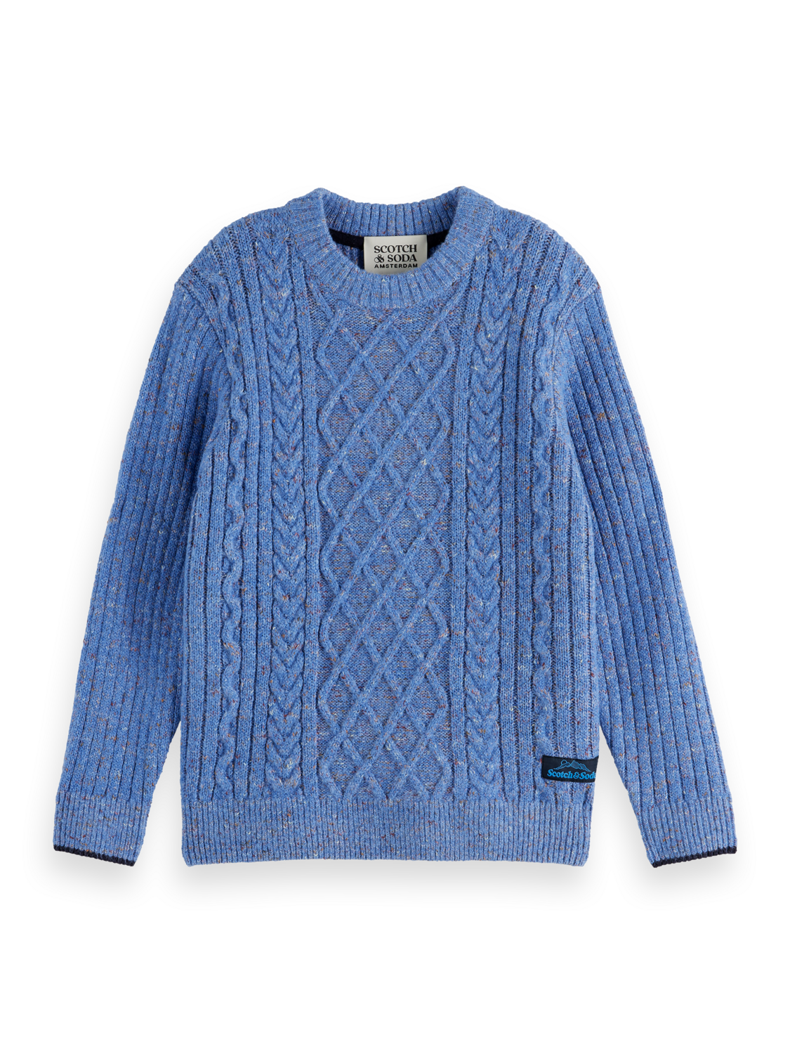 Scotch & Soda Mélange Cable Knit Pullover