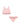 Cherry pink stripe 2-piece bathing suit by Konges Slojd