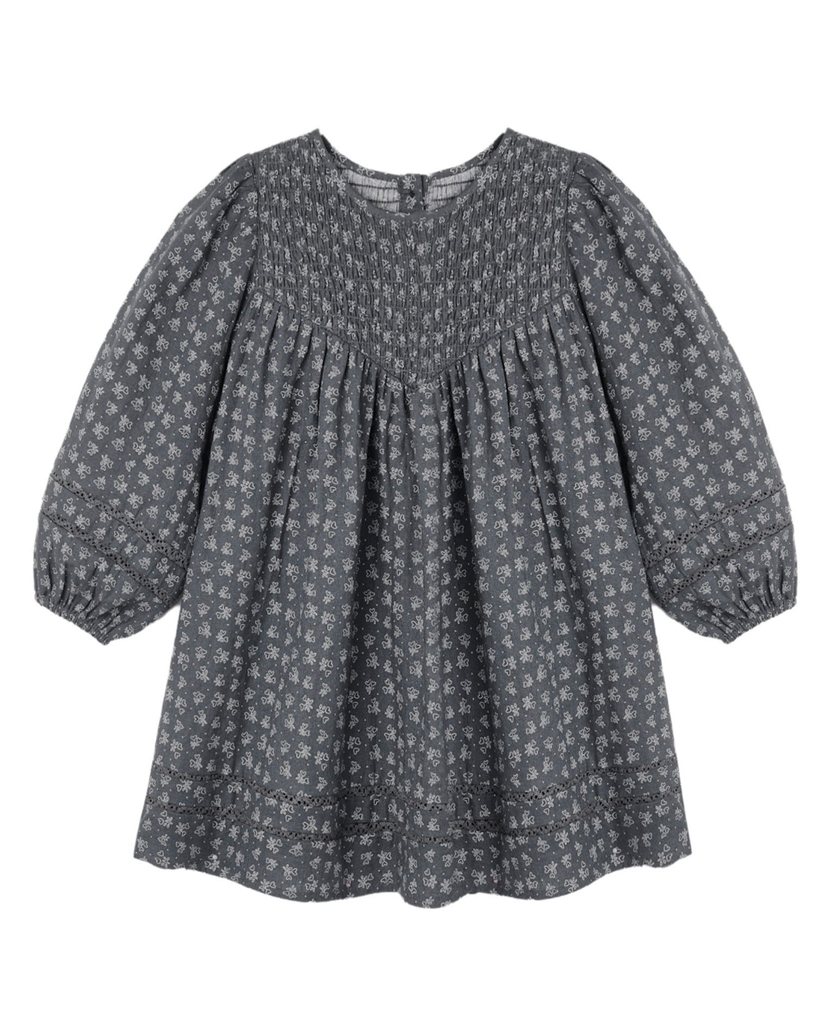 Rylee & Cru Selene heart ditsy dress