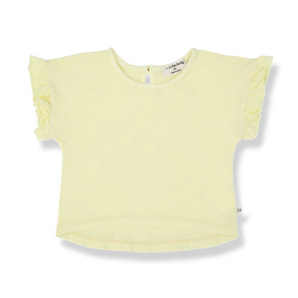 1+ In the Family Campanet lemon shorts set - Flying Colors
